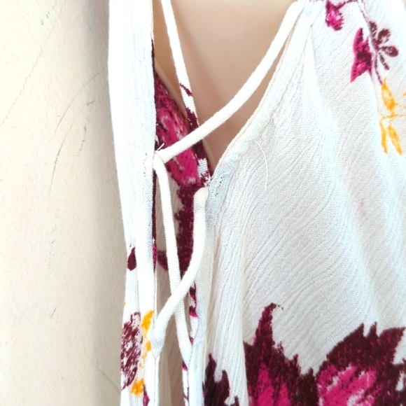 Billabong  Ivory Moonlight Lace-Up Romper - Picture 12 of 15